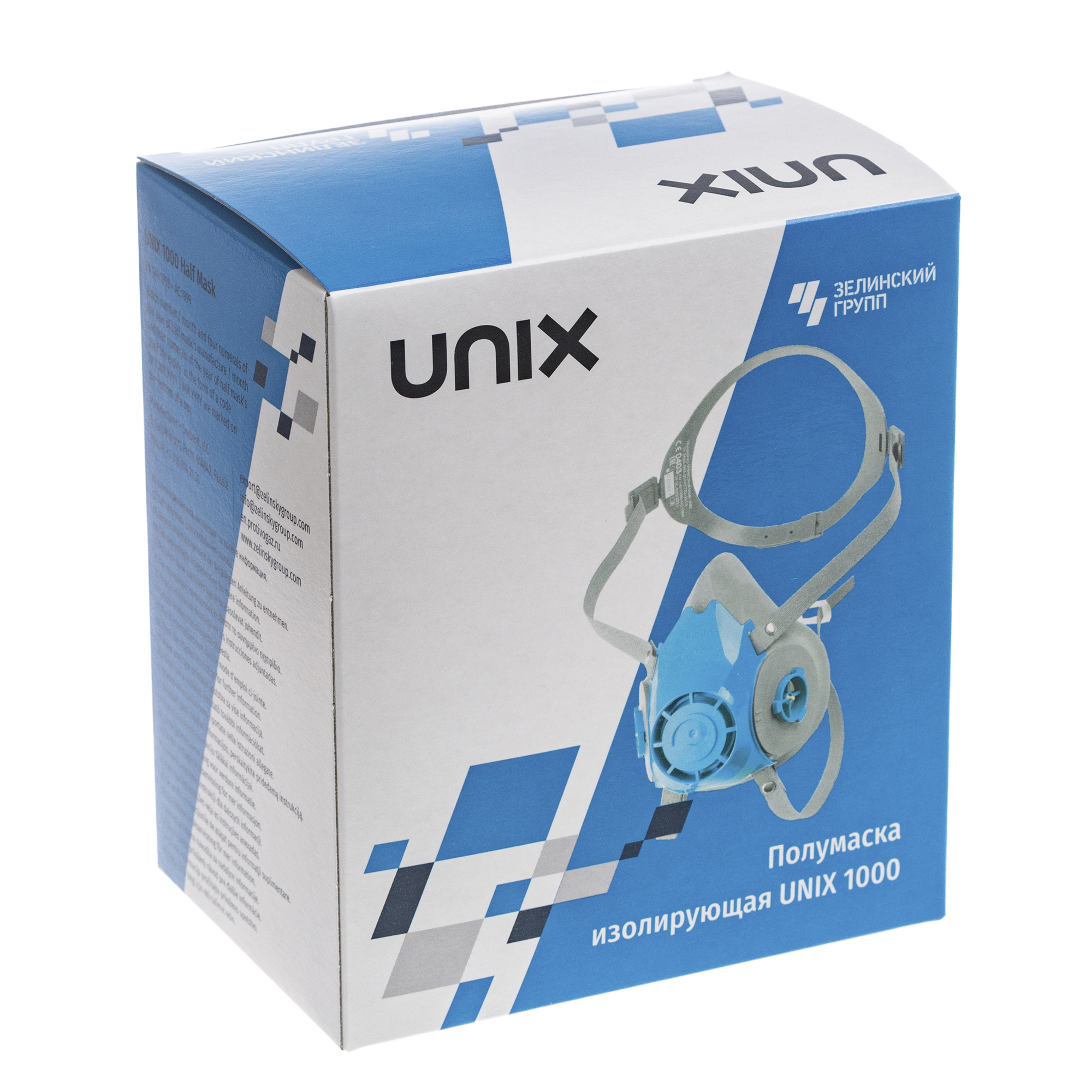картинка Полумаска изолирующая UNIX 1000 (3 рост) 